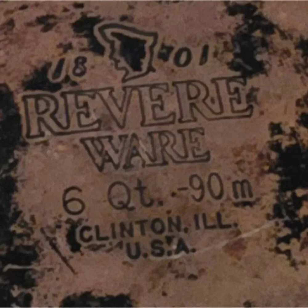 Revere Ware 6 Qt Stainless Steel Stock Pot Copper Bottom USA Made- NO LID‎ TOP